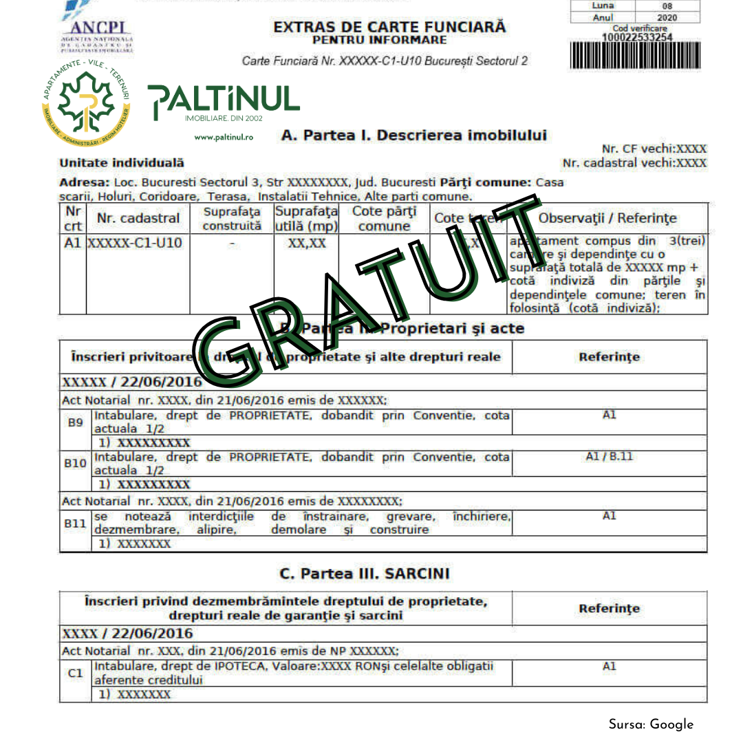 Extras de carte funciara