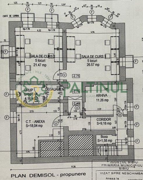 Spatiu pretabil birouri