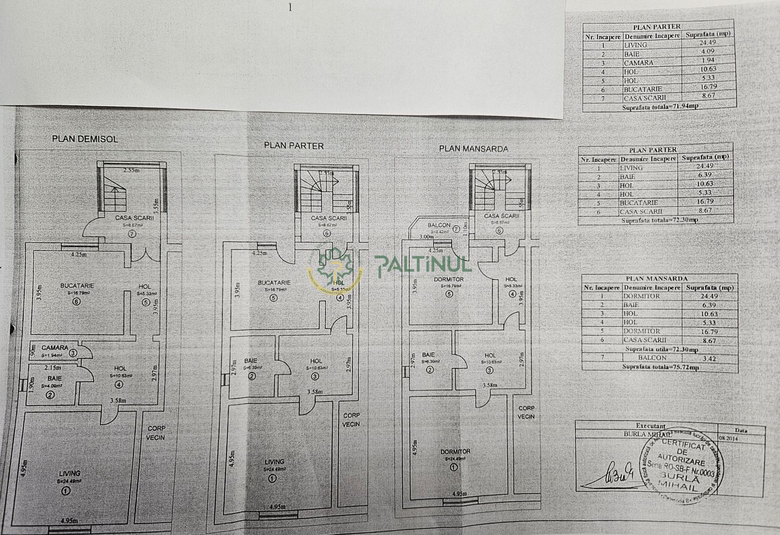 Casă duplex de vânzare în zona Trei Stejari – Cămin confortabil și accesibil!