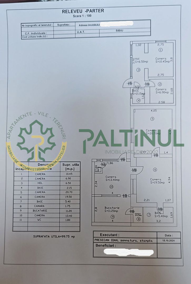 Apartament la casa in Sibiu, acces auto, zona centrala