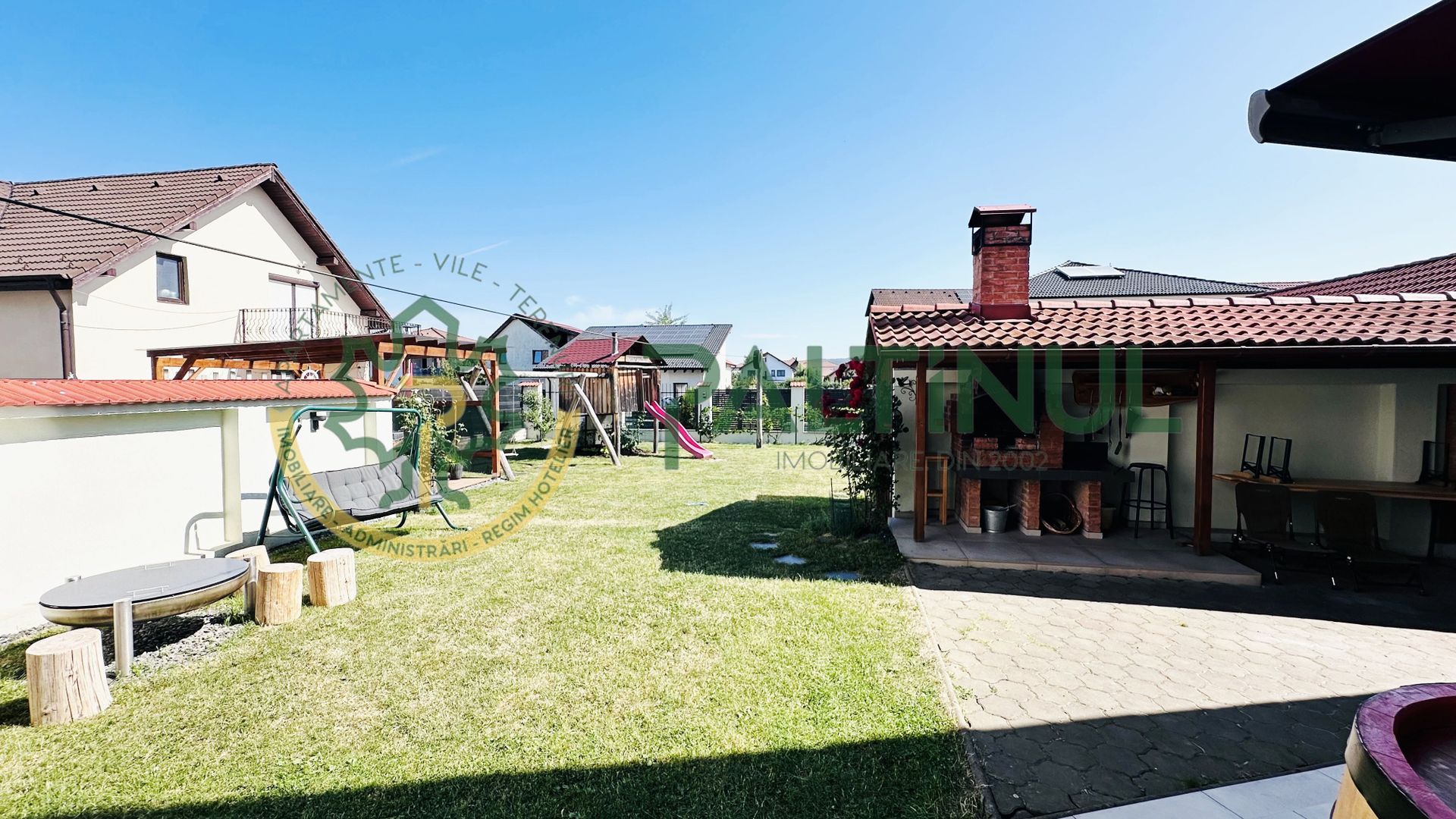 Casă deosebită în Șelimbăr zona Brana – 953 mp teren, jacuzzi, 240 mp utili
