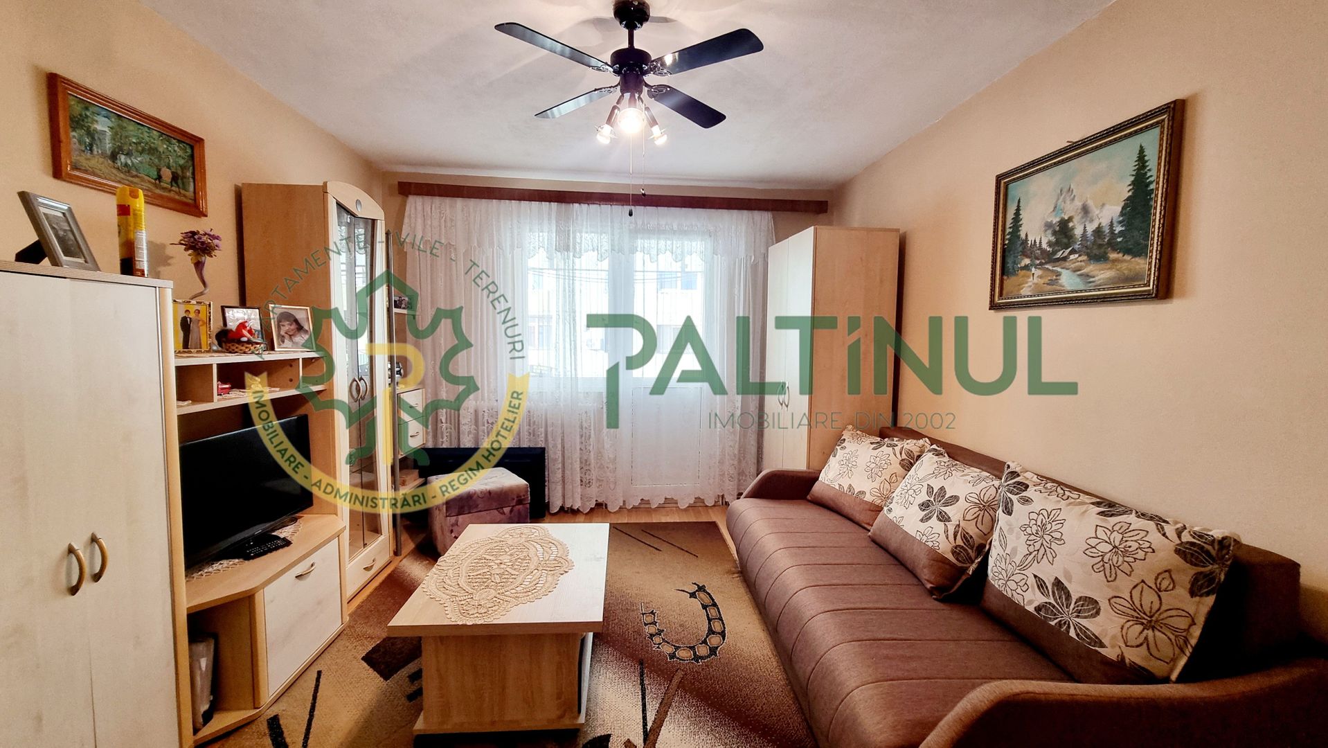 Apartament 3 camere de vânzare Vasile Aaron Sibiu – balcon, pivniță, etaj 3