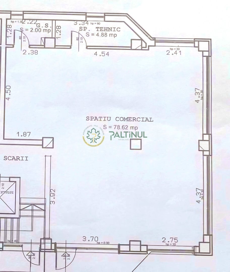 Spatiu comercial in zona intens populata