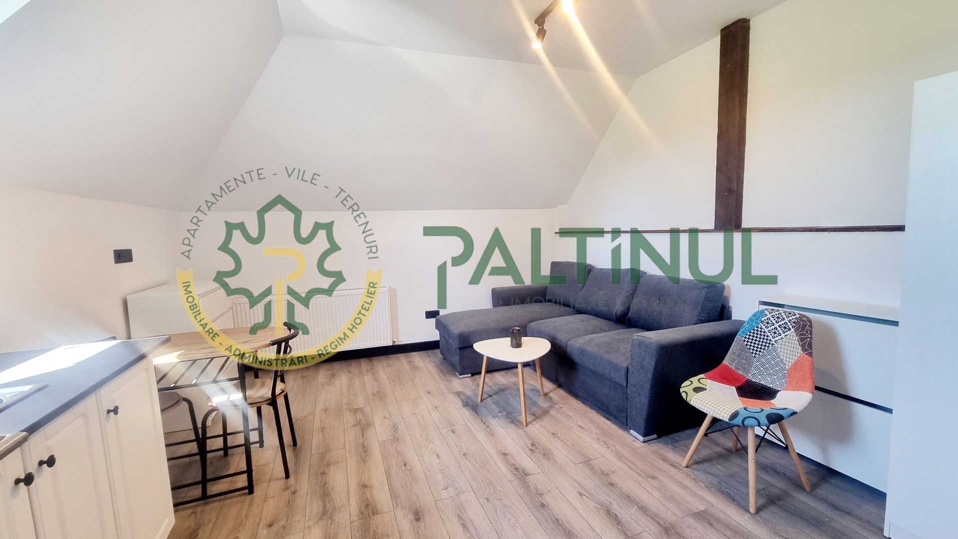 Garsonieră de închiriat în Turnișor Sibiu – modernă, mobilată,  parcare privată