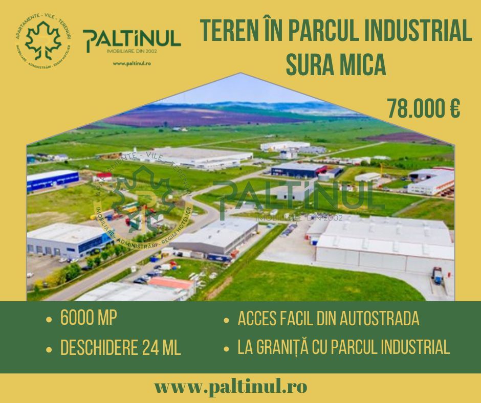 Land 6,000sqm Sura Mica / Parcul Industrial
