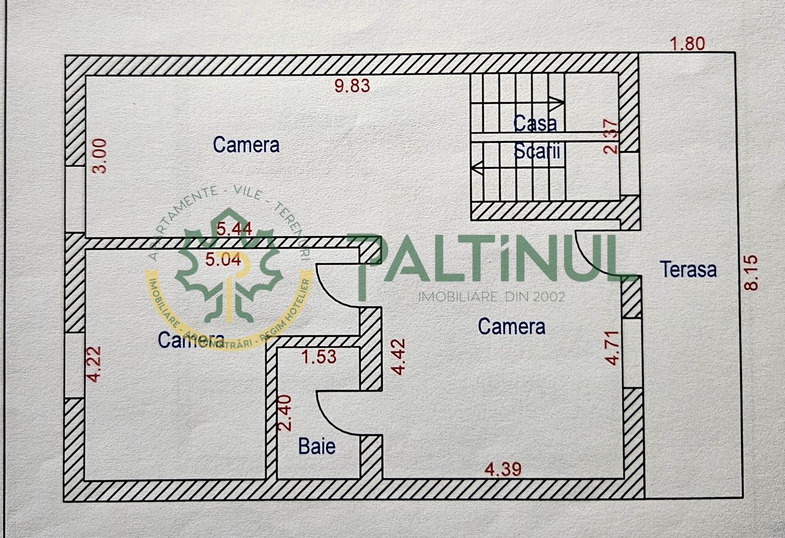 Clădire mixtă ultracentrală de vânzare – spațiu comercial, birouri și apartament