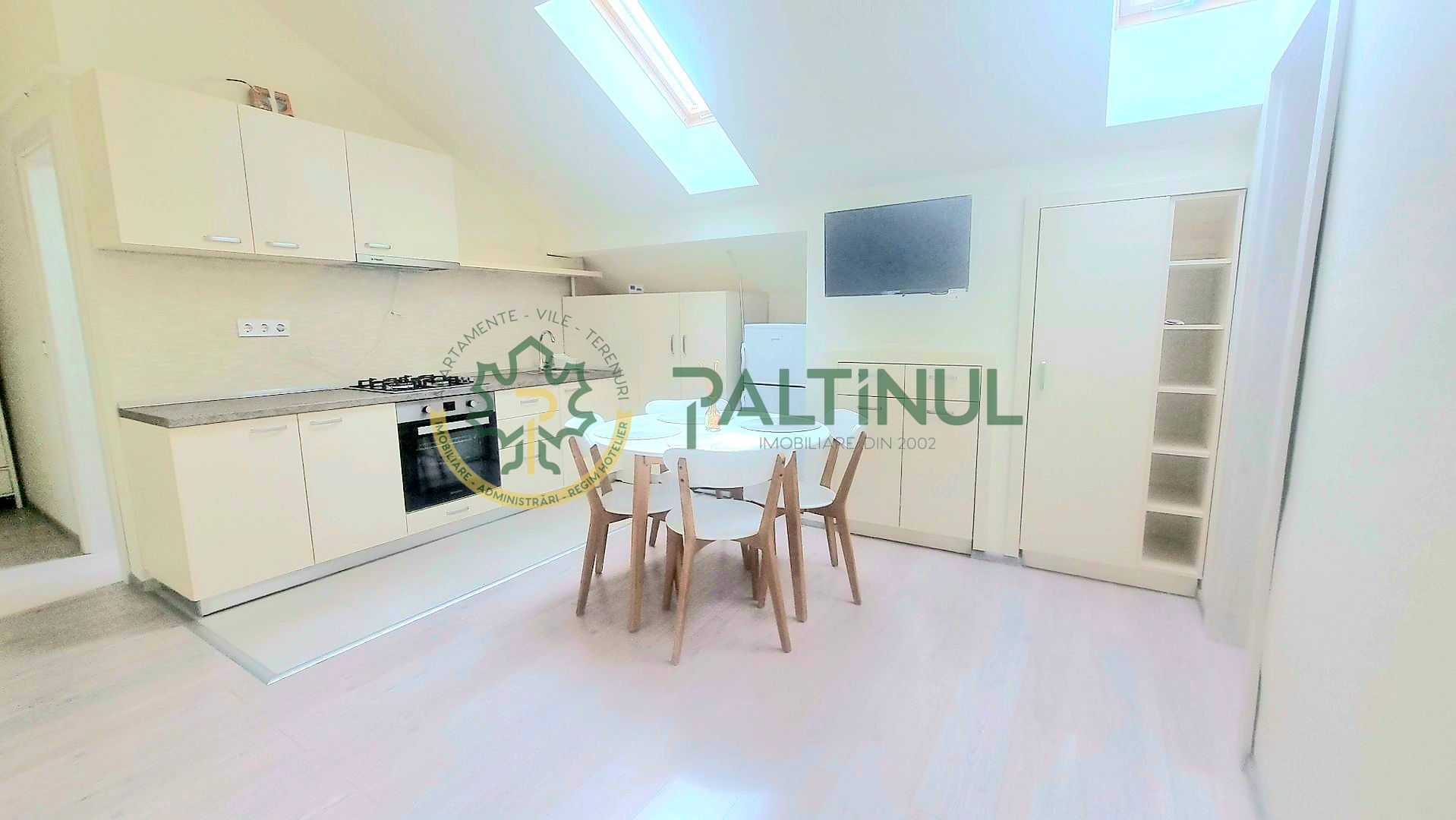 Apartament la mansarda cu o camera NOU et. 2